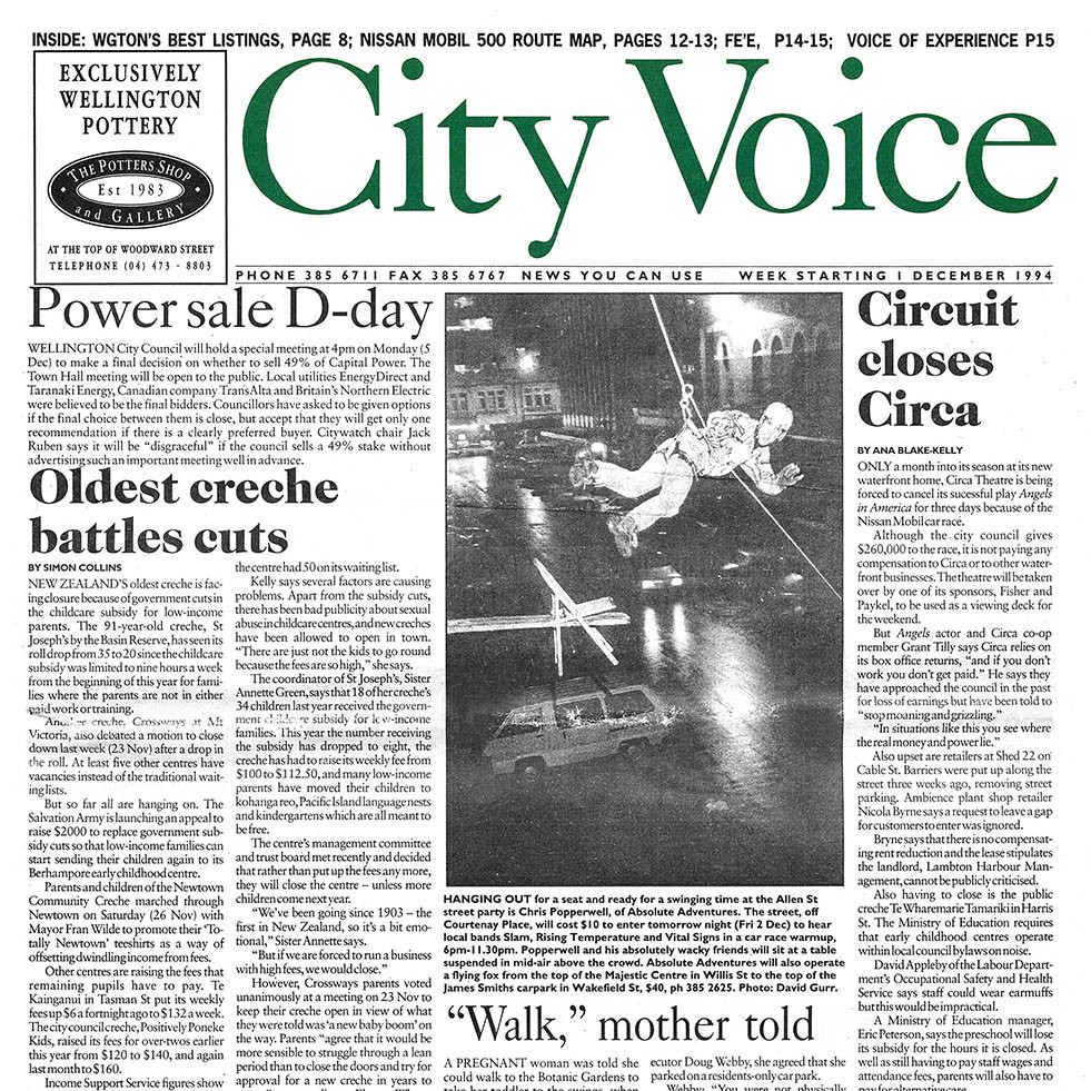 City Voice, 1st December 1994