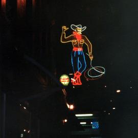 Neon sign, Chevy's Restaurant