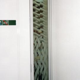Glass panel, Eli Christiansen