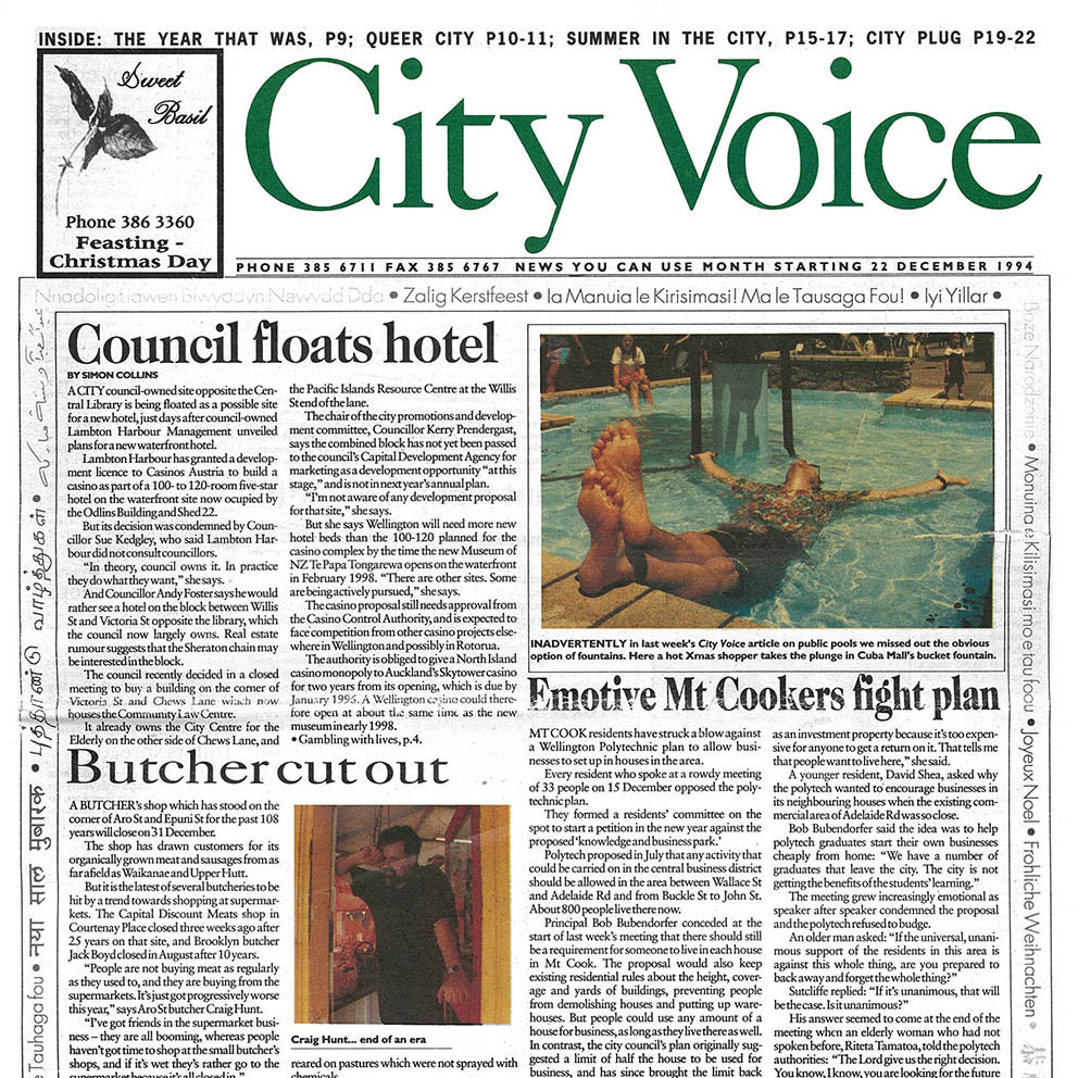 City Voice, 22nd December 1994