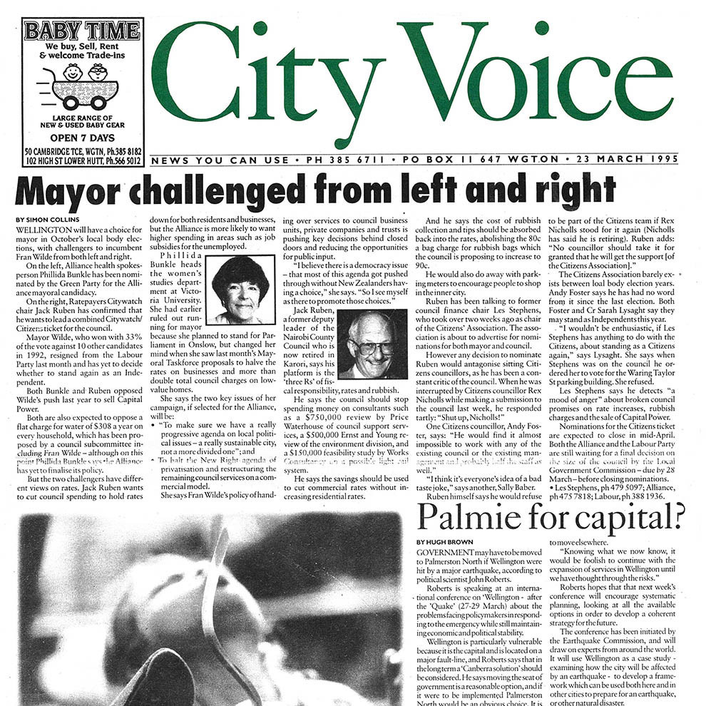 City Voice, 23rd March 1995