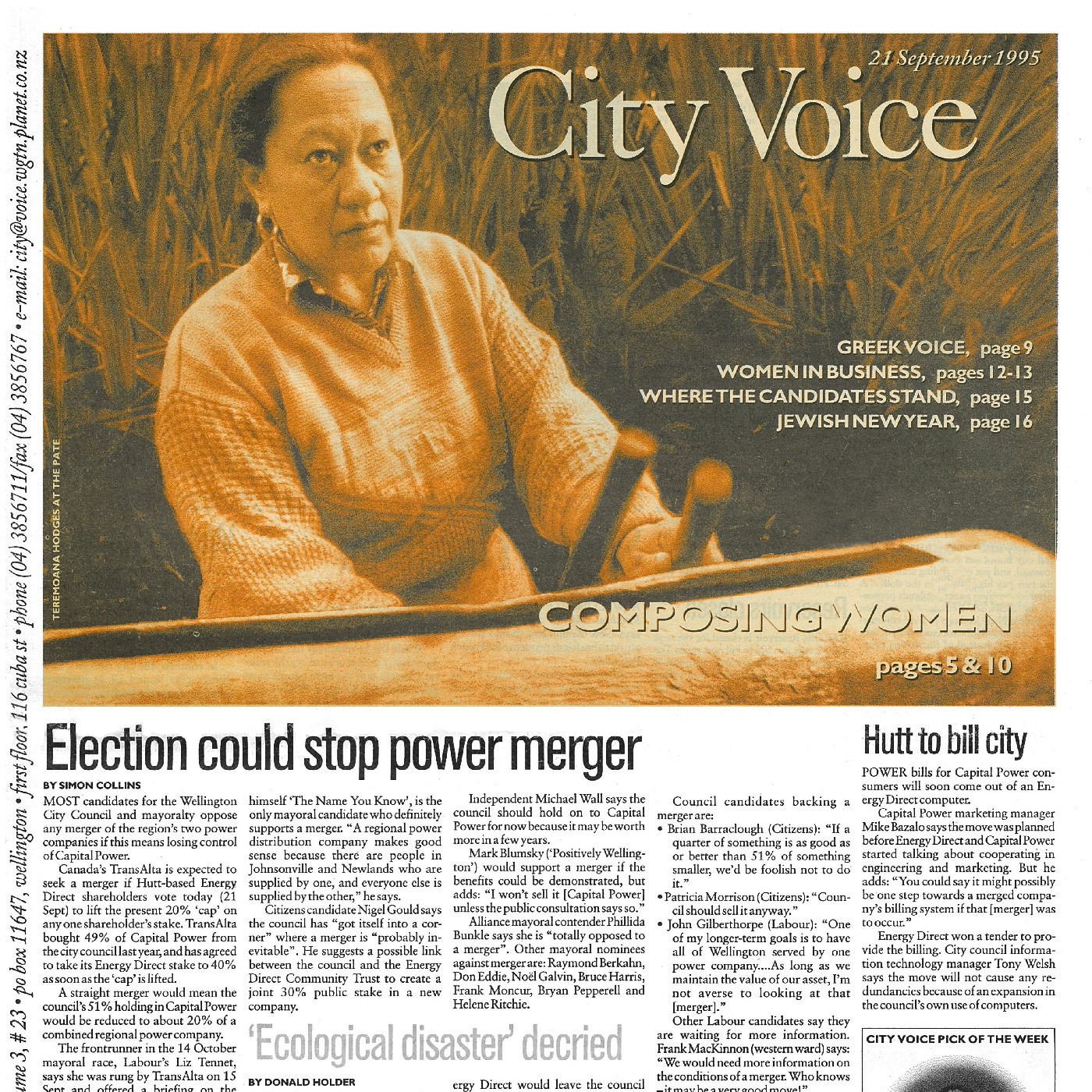 City Voice, 21st September 1995