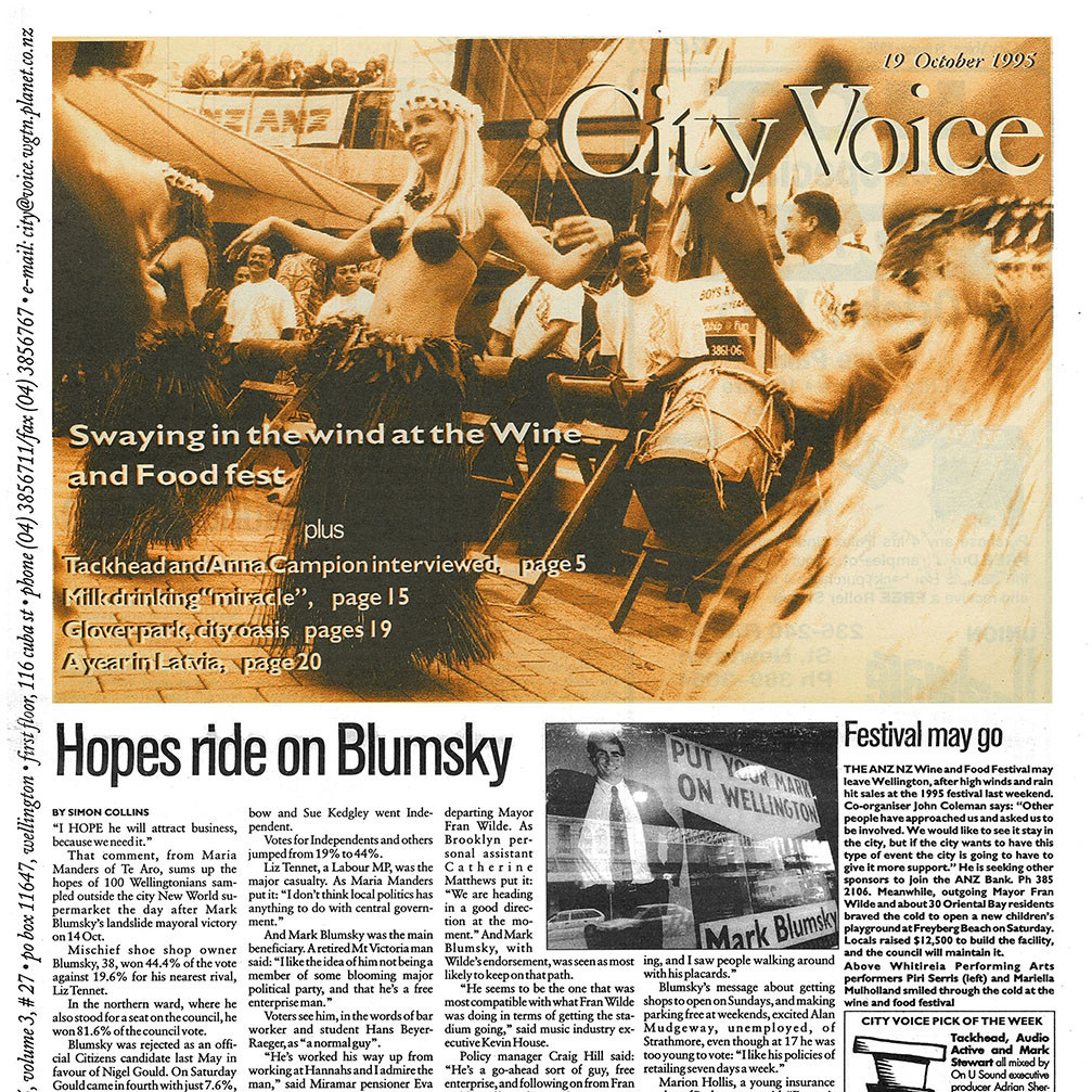 City Voice, 19th October 1995