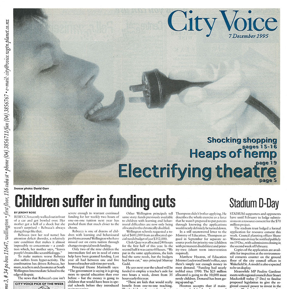 City Voice, 7th December 1995