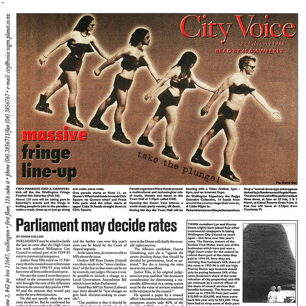 City Voice, 22nd February 1996