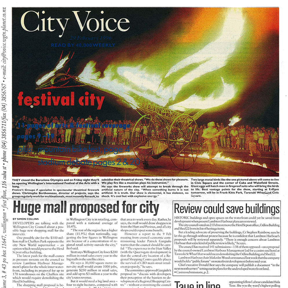 City Voice, 29th February 1996