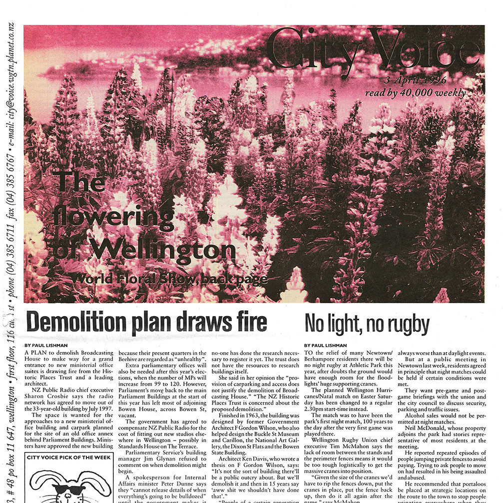 City Voice, 3rd April 1996