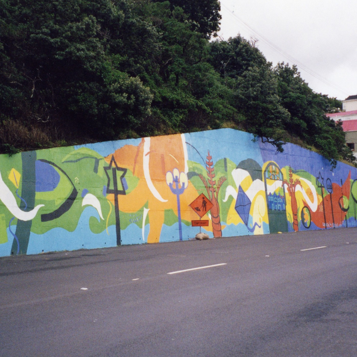 Mural, Evans Bay Parade, Mike McAuley and Andy Crummy