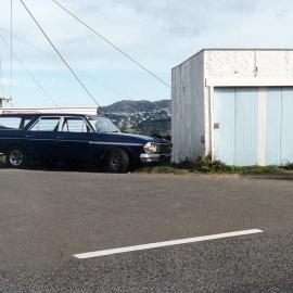 Garages on Alexandra Road, Hataitai