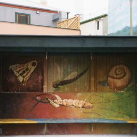 Bus shelter mural, Rintoul Street