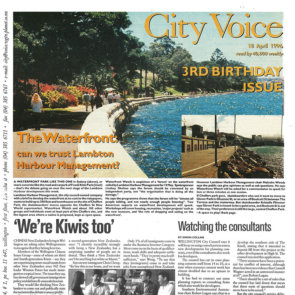 City Voice, 18th April 1996