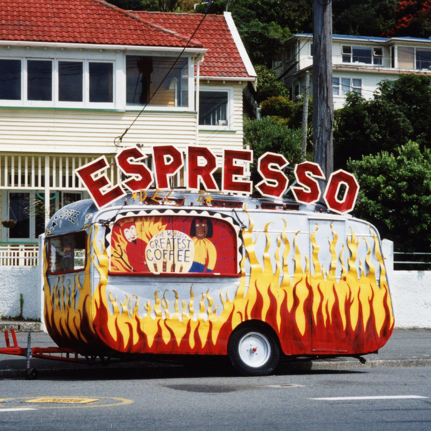 Coffee Caravan in Lyall Bay