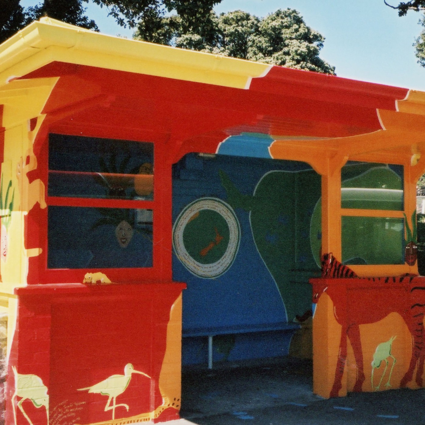 Bus Stop Mural, Janet Holdaway