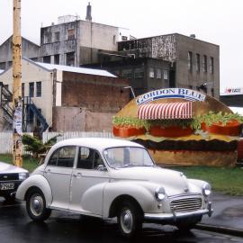 Morris Minor in Courtenay Place