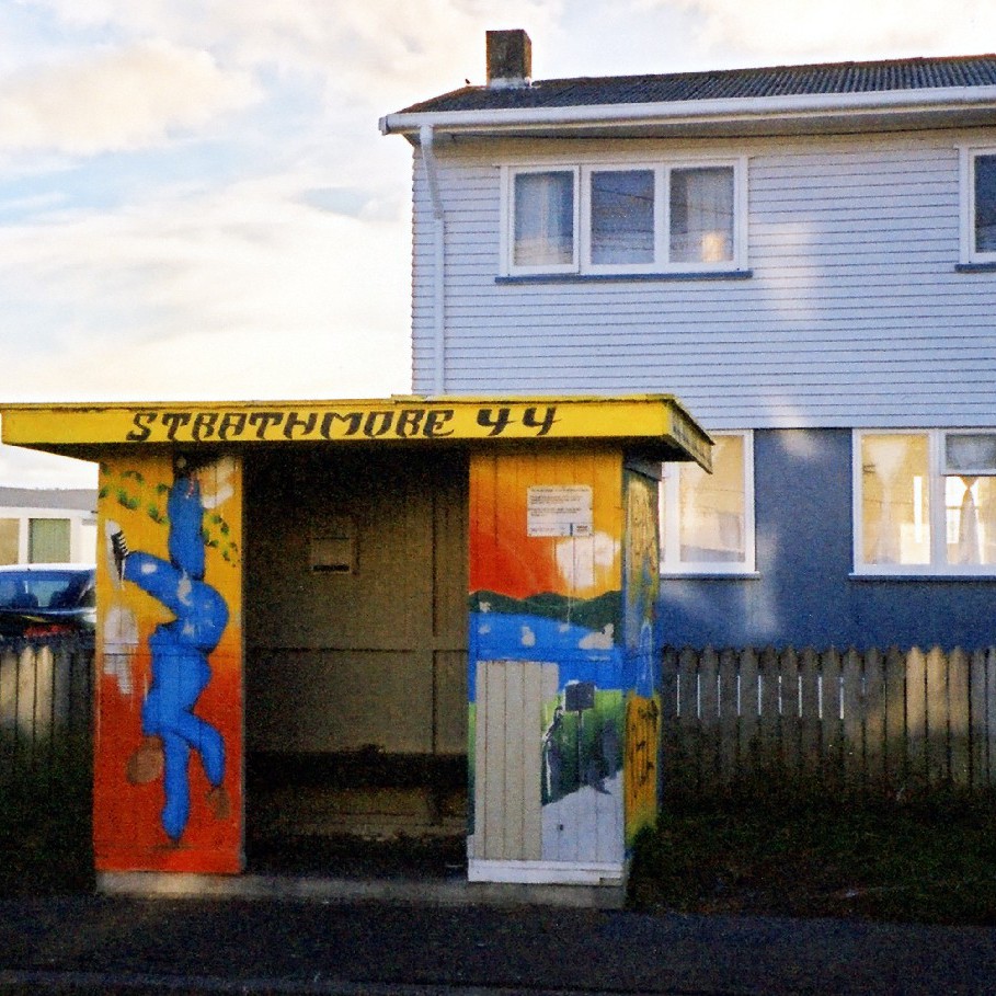 Bus stop mural, Strathmore
