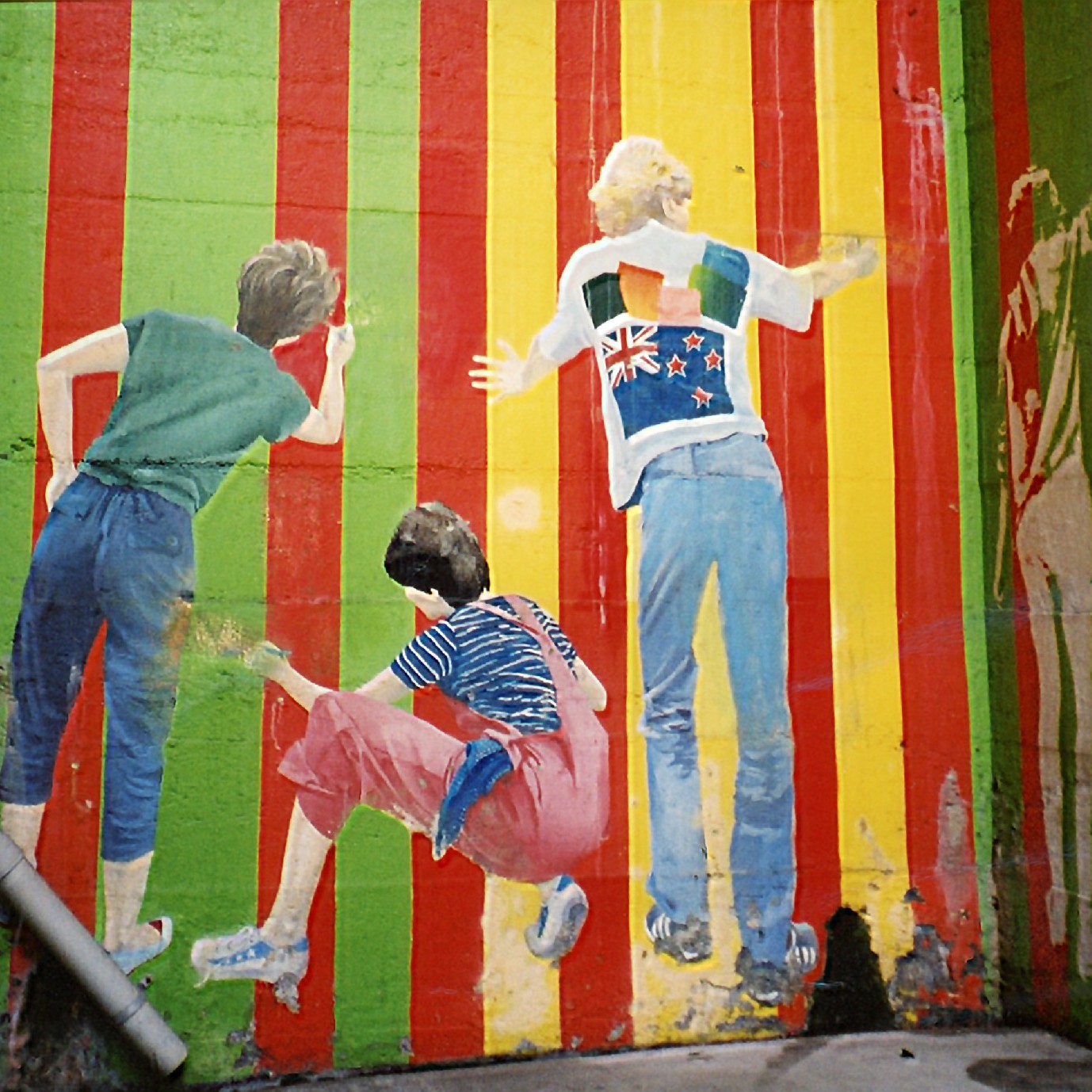 Mason's Lane Mural, Wellington Polytechnic Students