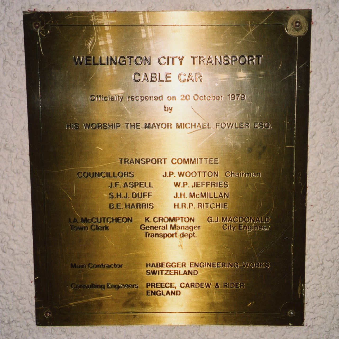 Cable Car (plaques)