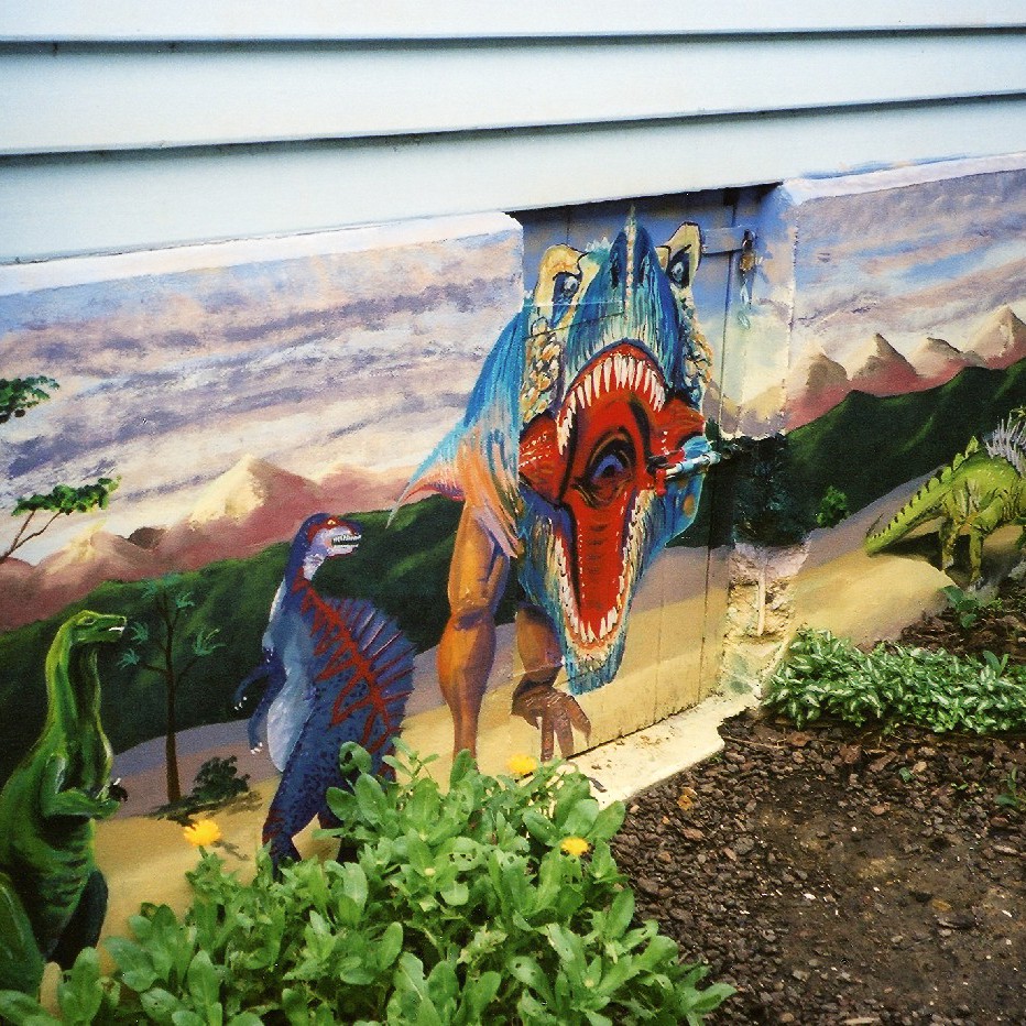 Mural at Mt Victoria Creche, Robert Stewart