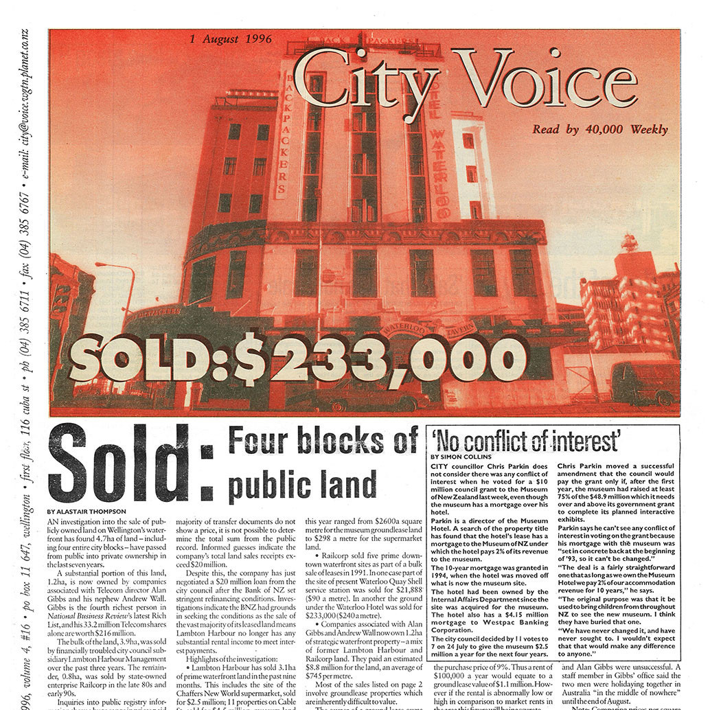 City Voice, 1st August 1996