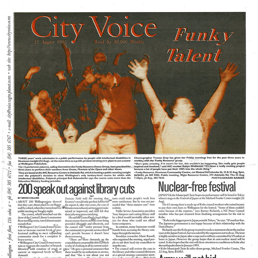 City Voice, 22nd August 1996