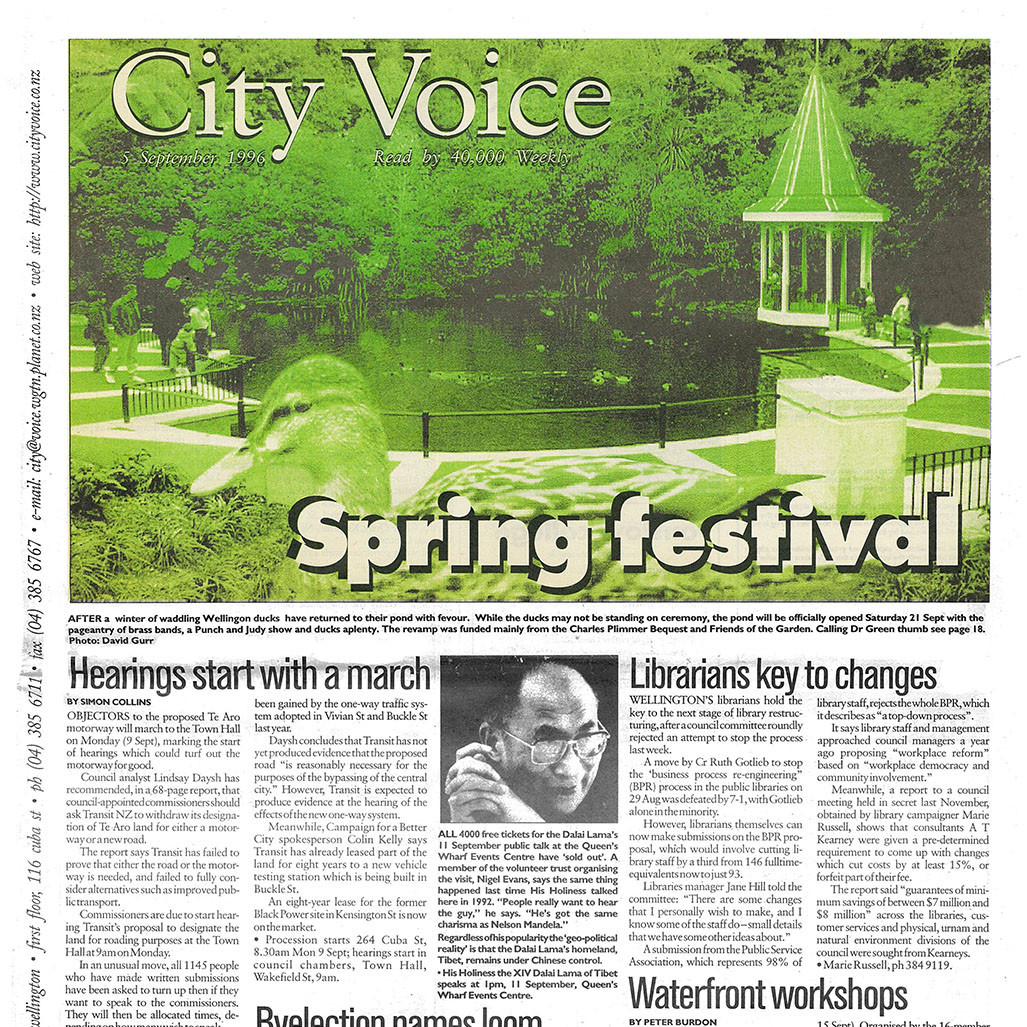 City Voice, 5th September 1996