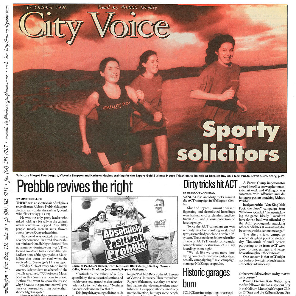 City Voice, 17th October 1996
