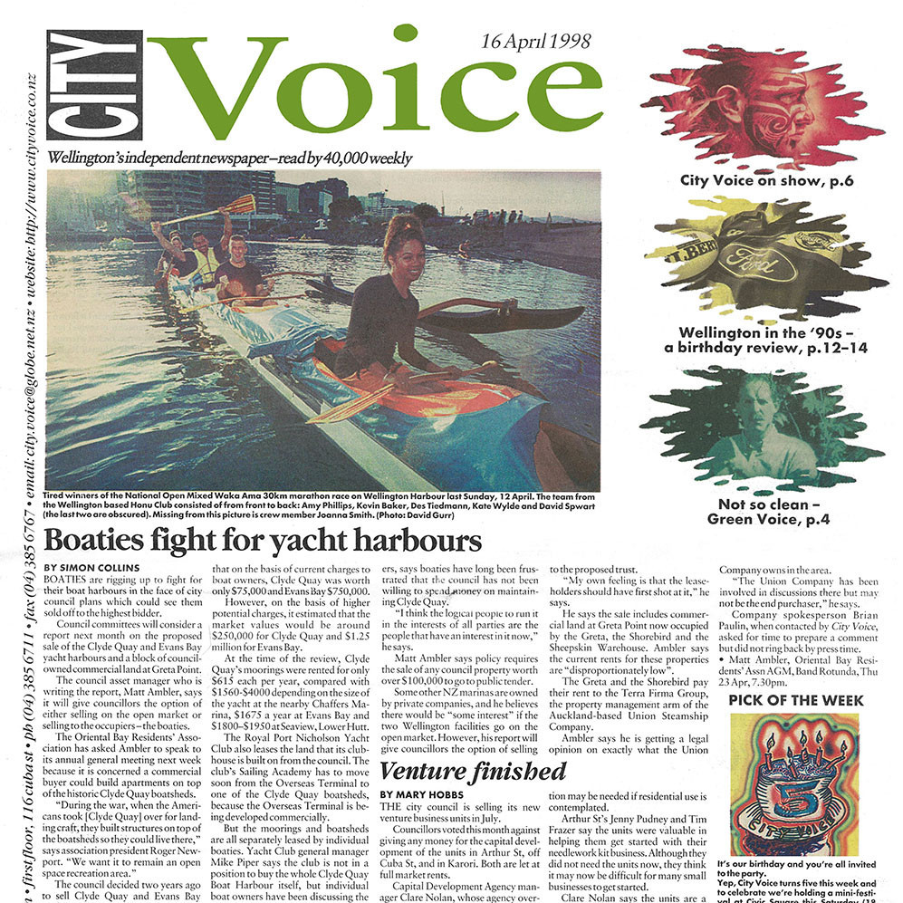 City Voice, 16th April 1998