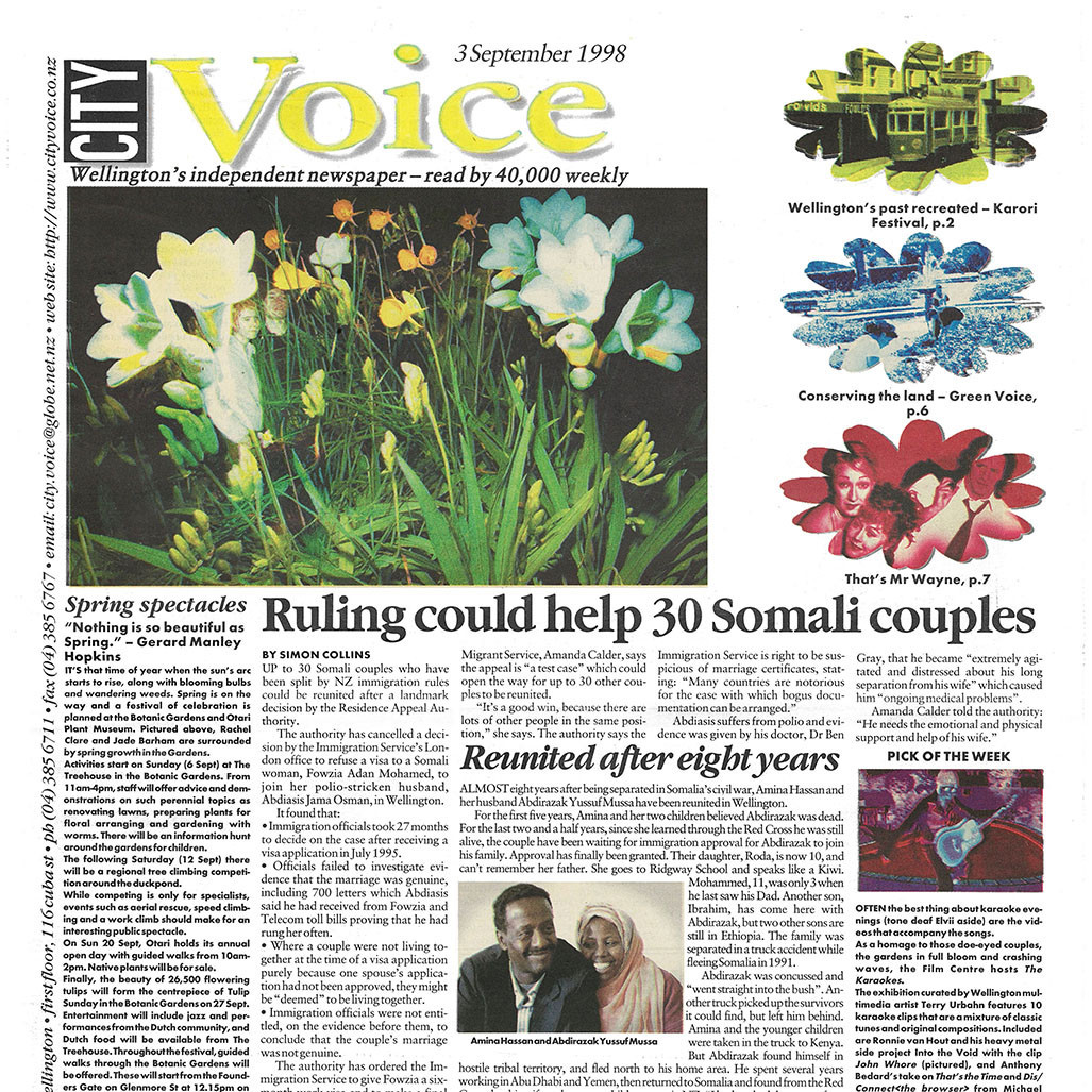 City Voice, 3rd September 1998