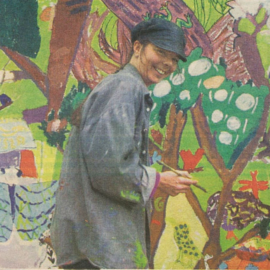 Newtown School Mural, Ellen Coup
