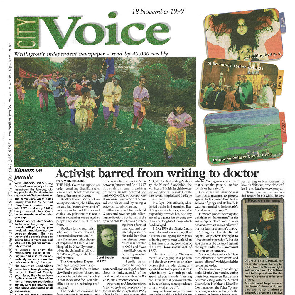 City Voice, 18th November 1999