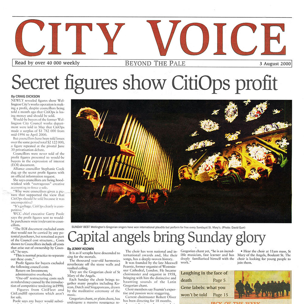 City Voice, 3rd August 2000