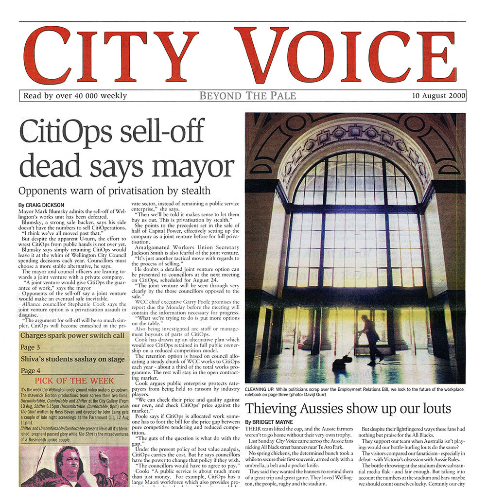 City Voice, 10th August 2000