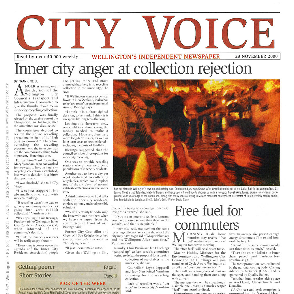 City Voice, 23rd November 2000