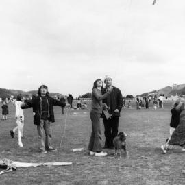 Kite flying at MacAlister Park, Berhampore