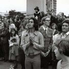 Sunday Christian outdoor service