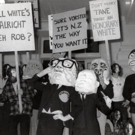 Demonstration at the Town Hall