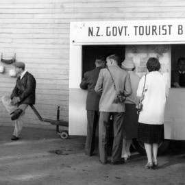 Passengers arrive in Wellington