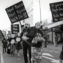 Protest march, Manners Street