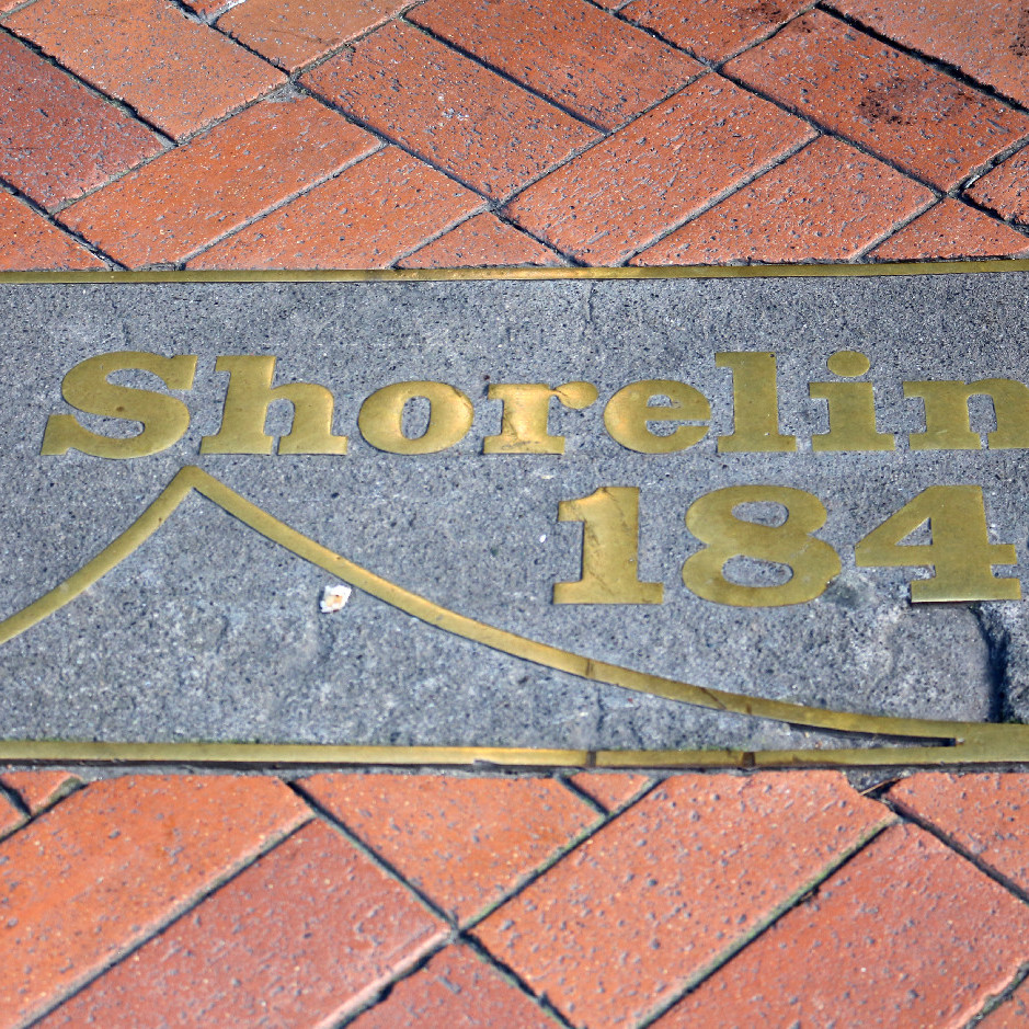 Shoreline marker plaques 