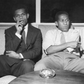 Students attend a dance at the Student Union Building, Victoria University