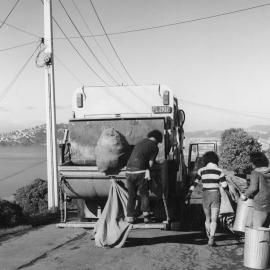 Rubbish collection, Amritsar Street, Khandallah