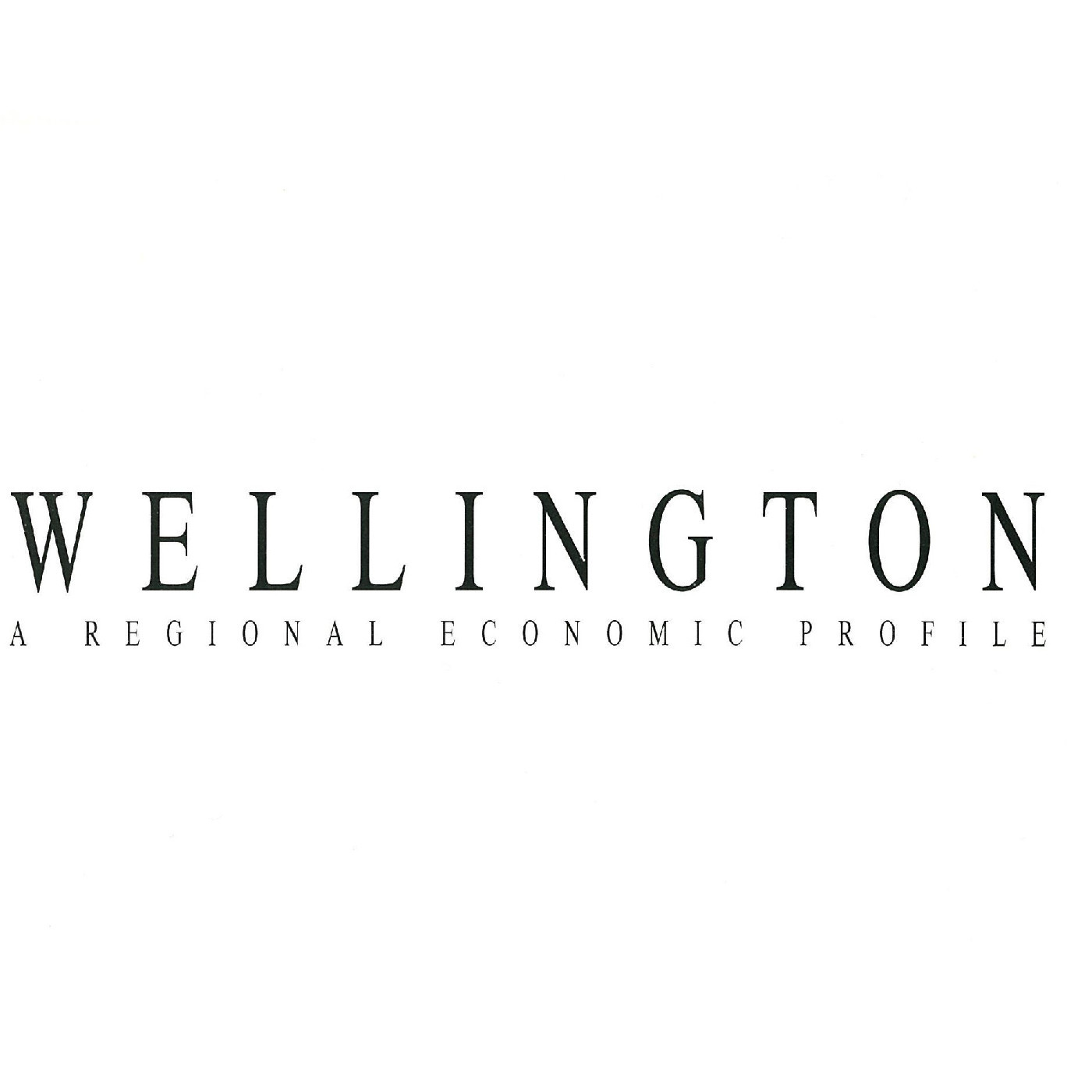 Wellington: A Regional Economic Profile (1989)