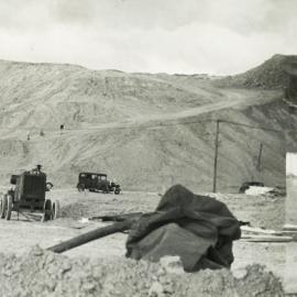 Early Airport construction at Moa Point