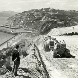 Earthworks above Aberdeen Quay