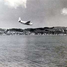 Solent flying boat about to land