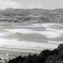 Lyall Bay and Rongotai Airport, 1959