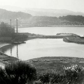 Reclamation works in Evans Bay