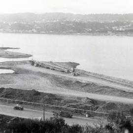 Installation of conveyor belt for reclamation