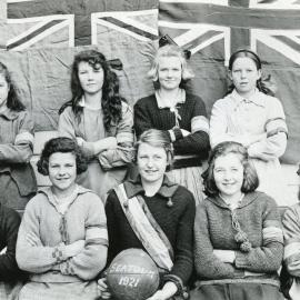 Seatoun School, Girls Basketball Team, 1921