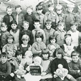 Seatoun School, Combined Primer 1 & 2 class of 1921